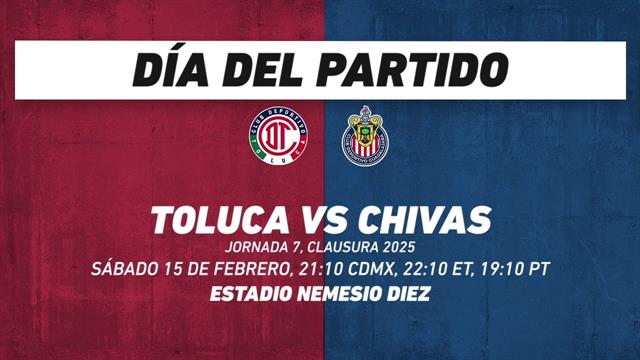 Toluca vs Chivas, frente a frente: Liga MX