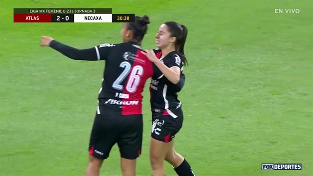 Gol, Atlas 2-0 Necaxa: Liga MX Femenil