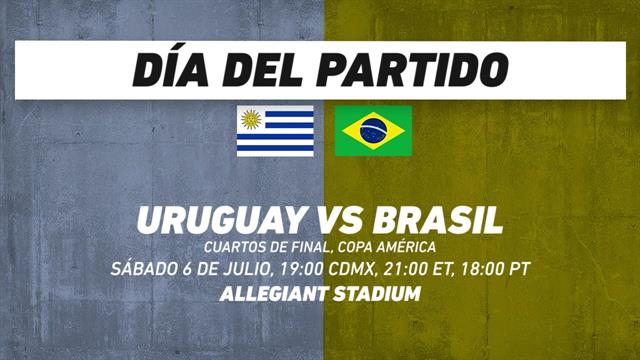 Uruguay vs Brasil, frente a frente: Copa América 2024