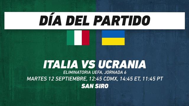 Italia vs Ucrania, frente a frente: Futbol