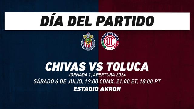 Chivas vs Toluca, frente a frente: Liga MX
