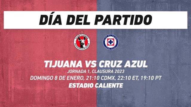 Tijuana vs Cruz Azul: Liga MX