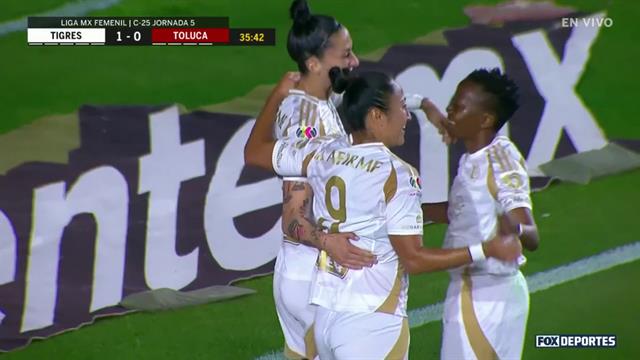 Gol, Tigres 2-0 Toluca: Liga MX Femenil