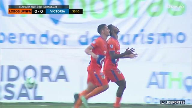 Gol, Lobos 1-0 Victoria: Liga Nacional de Honduras