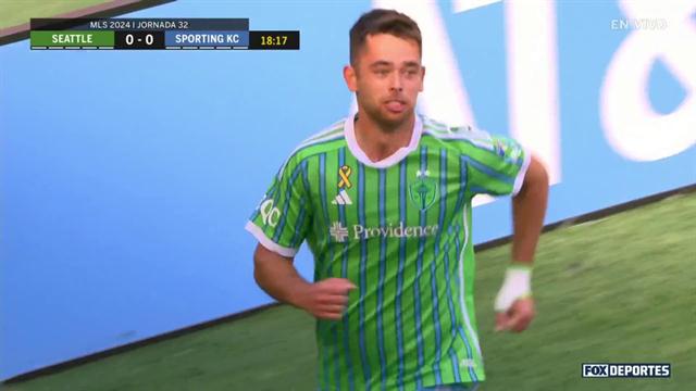 Gol, Seattle 1-0 Sporting KC: MLS