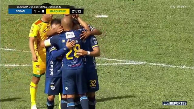 Gol, Cobán Imperial 1-0 Marquense: Liga de Guatemala