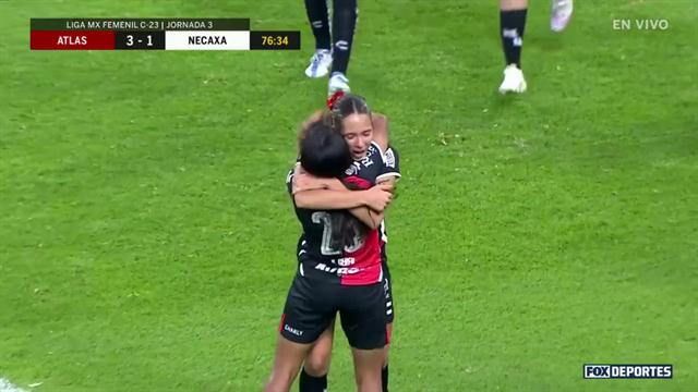 Gol, Atlas 4-1 Necaxa: Liga MX Femenil