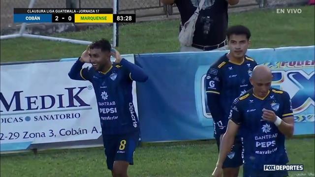 Gol, Cobán Imperial 2-0 Marquense: Liga de Guatemala