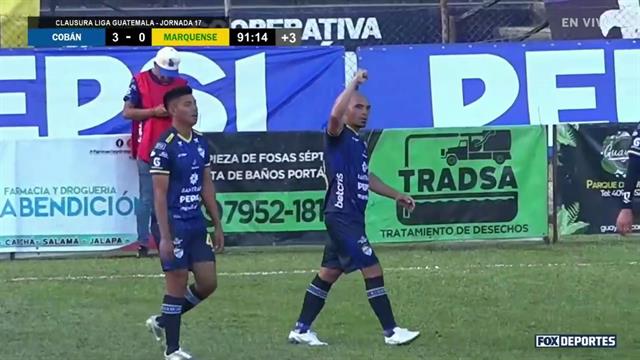 Gol, Cobán Imperial 3-0 Marquense: Liga de Guatemala