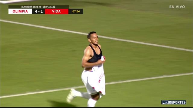 Gol, Olimpia 5-1 Vida: Liga Nacional de Honduras