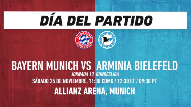 Bayern Munich vs Arminia Bielefeld: Bundesliga