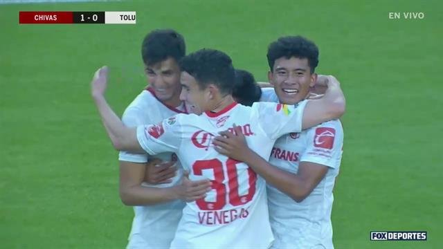 Gol, Chivas 1-1 Toluca: Amistoso Internacional
