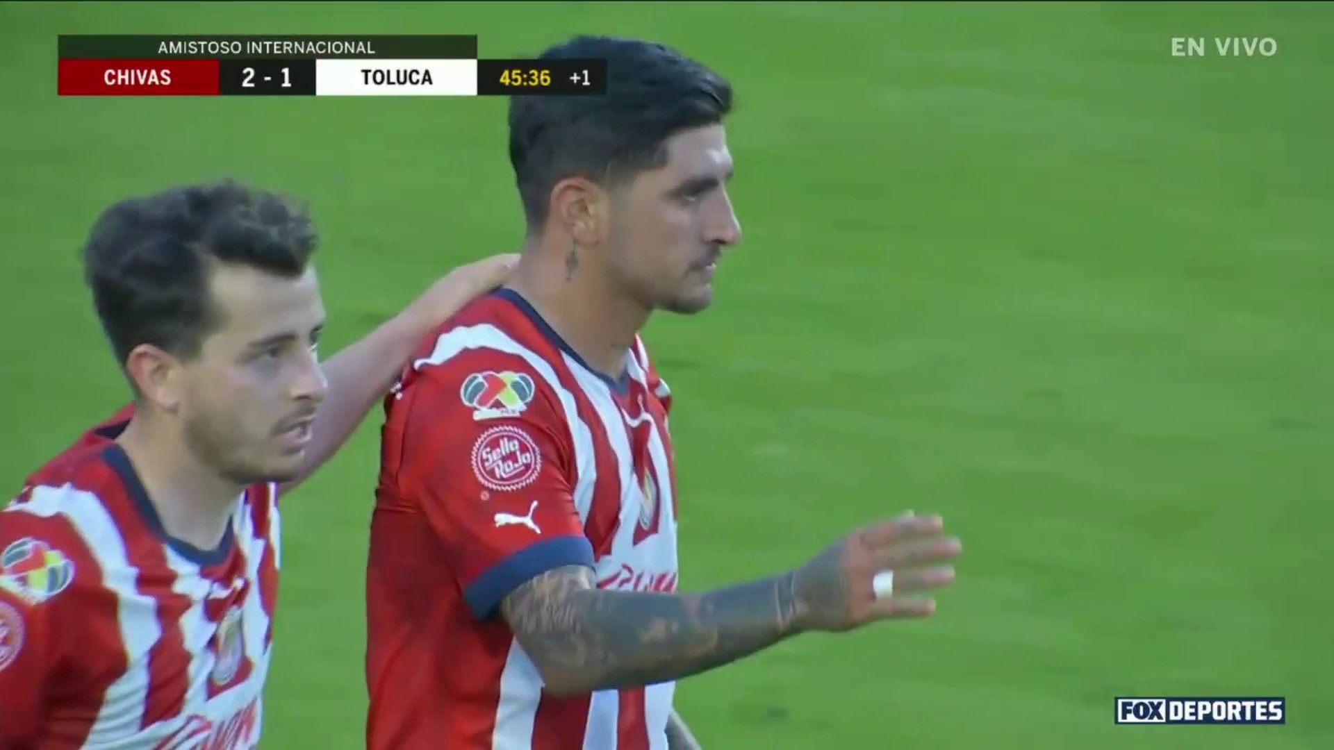 Gol, Chivas 2-1 Toluca: Amistoso Internacional