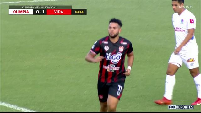 Gol, Olimpia 0-1 Vida: Liga Nacional de Honduras