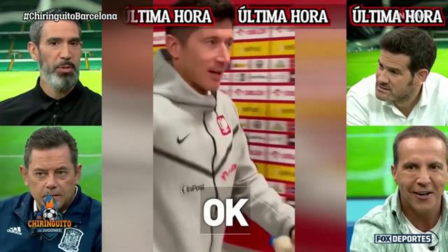 Robert Lewandowski sale cojeando del partido de Polonia, ¿alerta en el Barcelona?: El Chiringuito