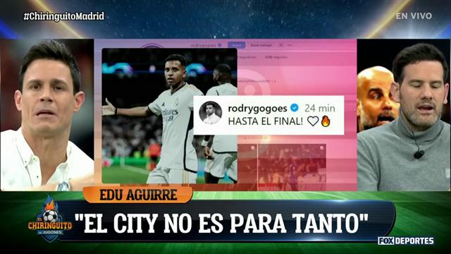 Edu Aguirre saca el pecho por el Real Madrid: El Chiringuito
