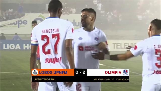 Resumen, Lobos 0-2 Olimpia: Liga de Honduras