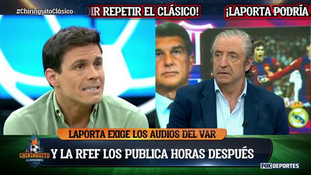 "No caigamos en la trampoa de Laporta...", Edu Aguirre: El Chiringuito