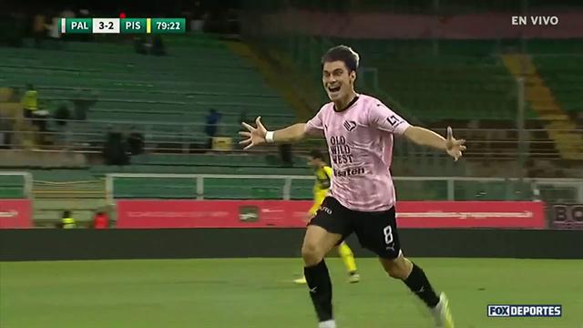 Gol, Palermo 3-2 Pisa: Serie B