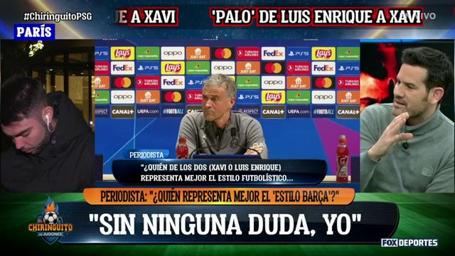 Luis Enrique lanzó una afirmación que reviviría alguna rencilla con Xavi: El Chiringuito