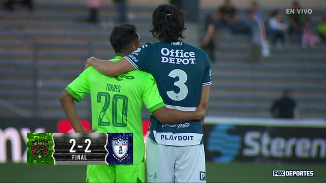 Resumen, FC Juárez 2-2 Pachuca: Liga MX