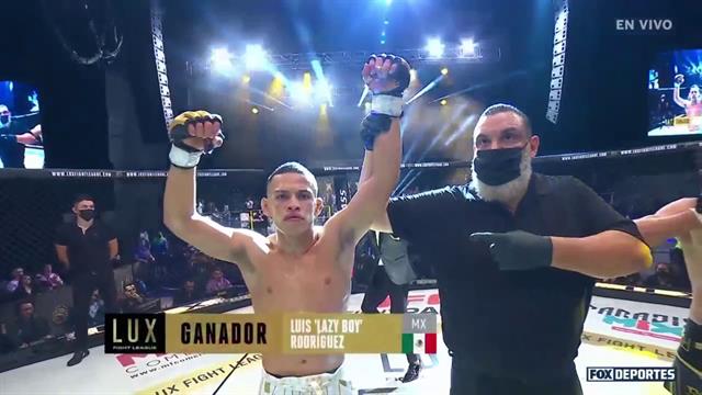 Luis 'Lazy Boy' Rodríguez venció a César Vázquez: LUX MMA