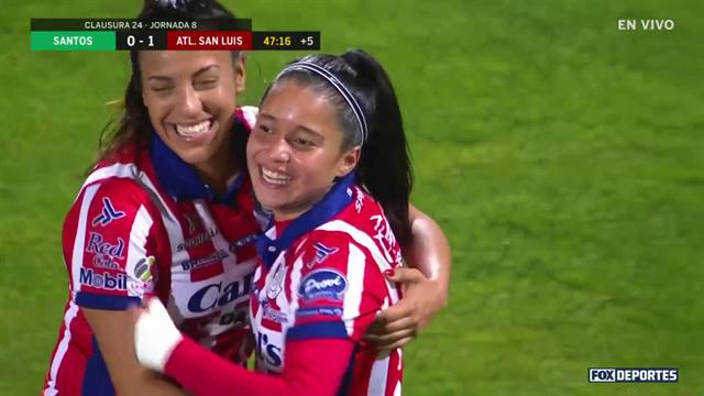 Gol, Santos 0-1  Atlético San Luis: Liga MX Femenil