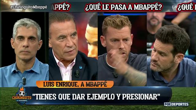 La charla que tuvo Luis Enrique con Mbappé: El Chiringuito