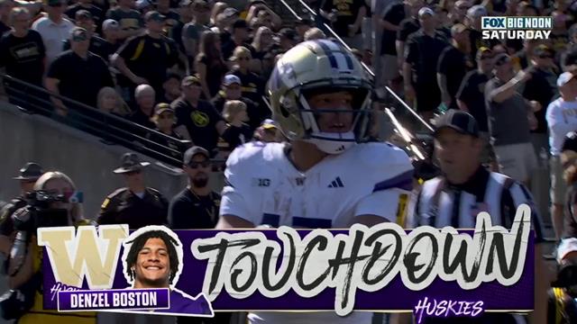 Touchdown, Iowa Hawkeyes 7-7 Washington Huskies: College Football