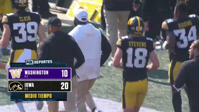 Field Goal, Iowa Hawkeyes 20-10 Washington Huskies: College Football