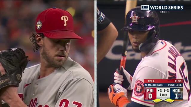 Carrera, Phillies 0-2 Astros: MLB