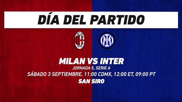 Milan vs Inter, frente a frente: Serie A