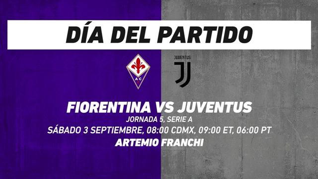Fiorentina vs Juventus, frente a frente: Serie A