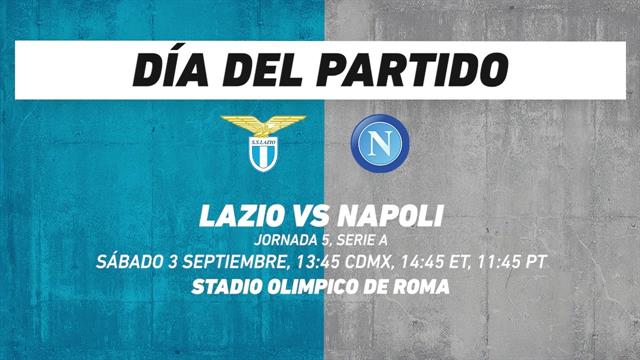 Lazio vs Napoli, frente a frente: Serie A