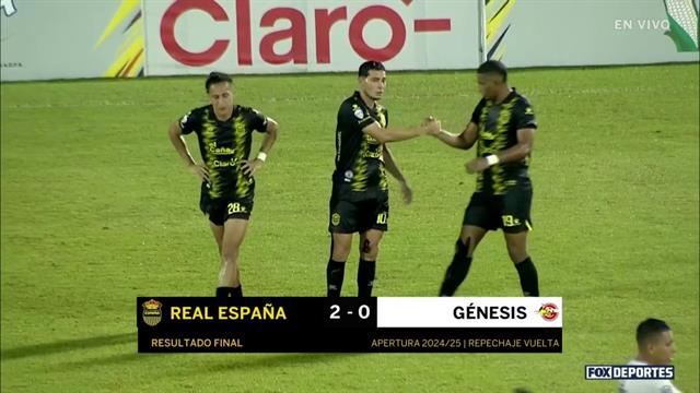 Resumen, Real España 2-0 Génesis: Liga de Honduras