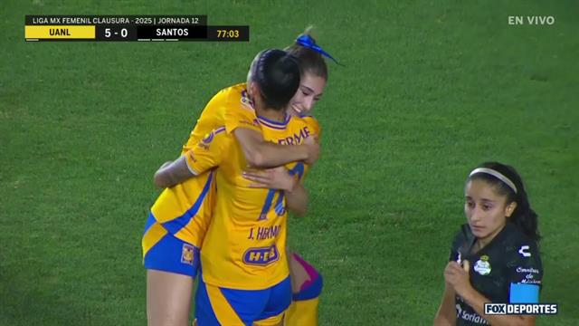 Gol, Tigres 5-0 Santos: Liga MX Femenil