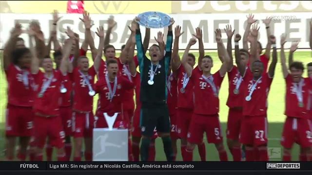 Bayern Munich campeón de temporada: Bundesliga