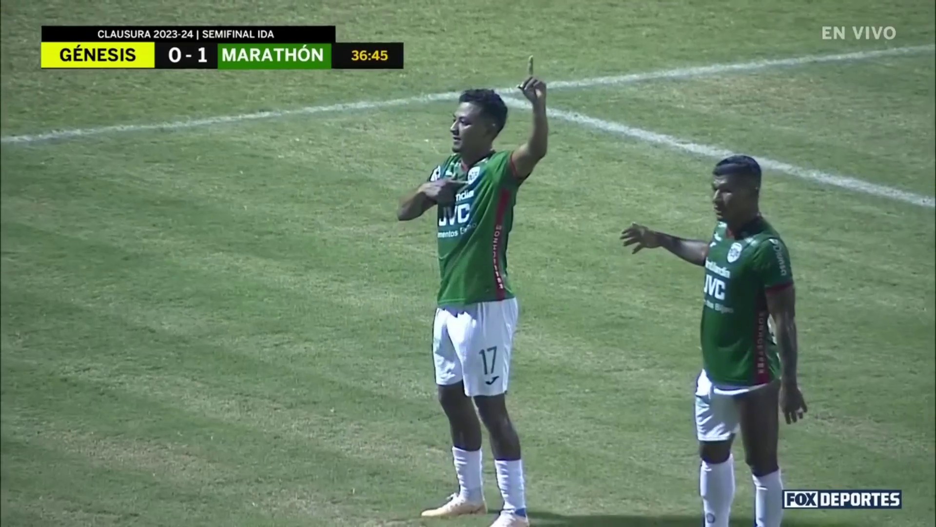 Gol, Gésis 0-1 Marathón: Liga de Honduras