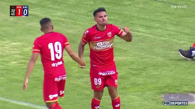 Gol, Sport Huancayo 1-0 Alianza Atlético: Liga de Perú