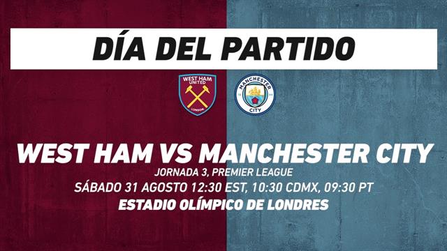 West Ham vs Manchester City, frente a frente: Premier League
