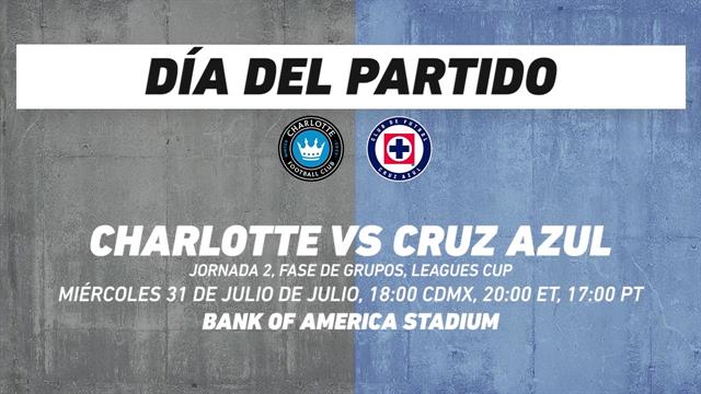 Charlotte vs Cruz Azul, frente a frente: Futbol