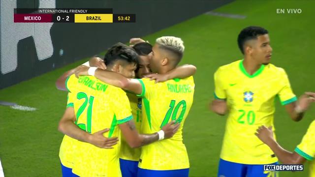Gol, México 0-2 Brasil: Futbol