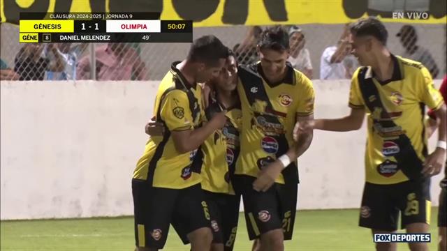 Gol, Génesis 1-1 Olimpia: Liga de Honduras