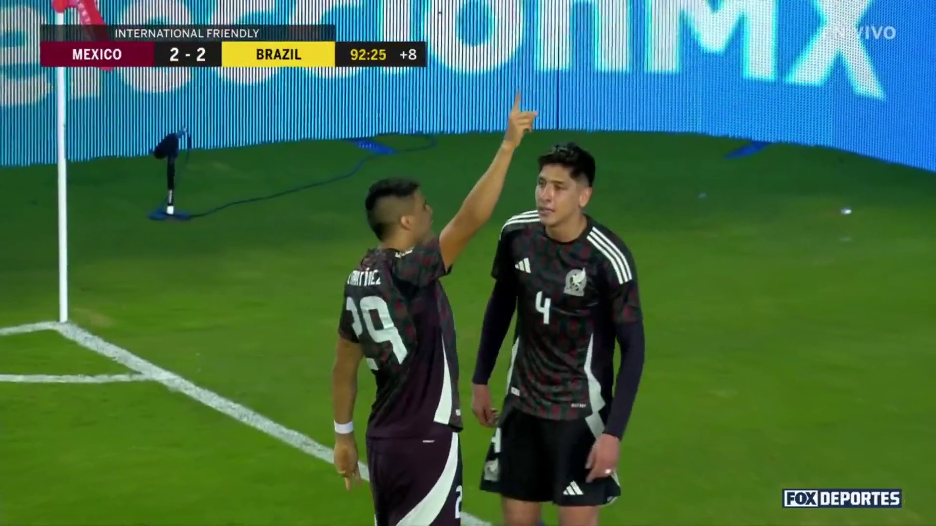Gol, México 2-2 Brasil: Futbol