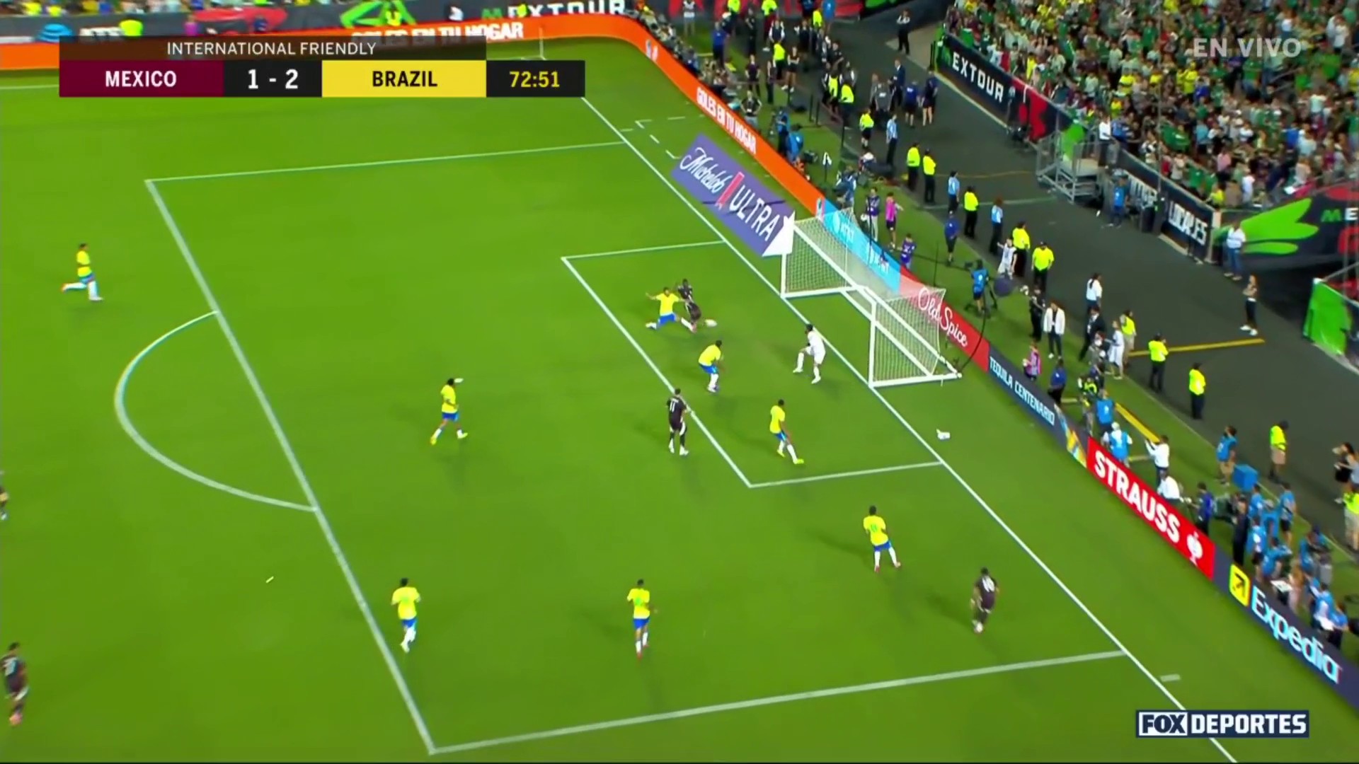Gol, México 1-2 Brasil: Futbol