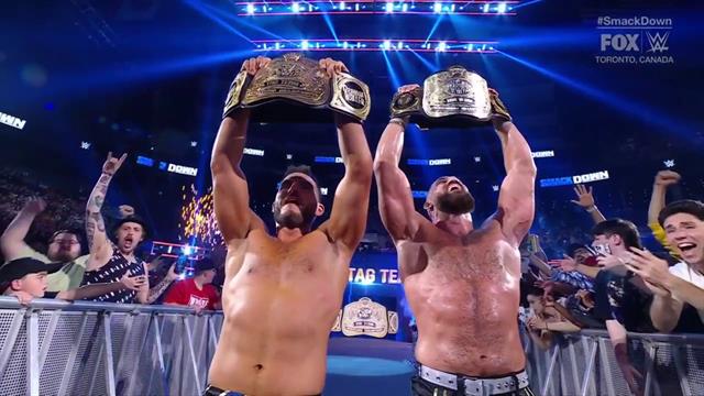 DIY ganan los campeonatos en parejas de WWE: SmackDown