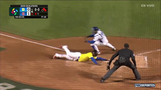 Carrera, Brasil 0-2 Colombia: Clasificatorio Clásico Mundial de Beisbol