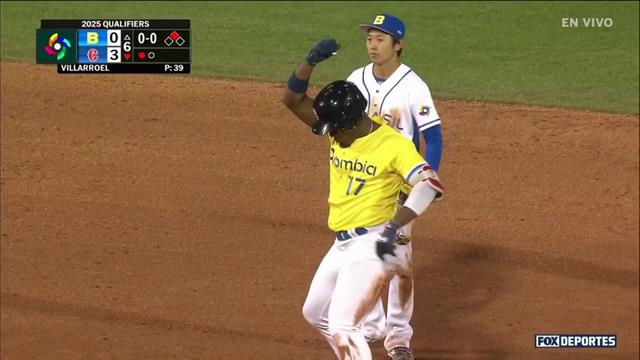 Carrera, Brasil 0-3 Colombia: Clasificatorio Clásico Mundial de Beisbol