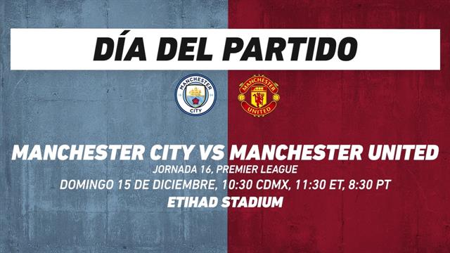 Manchester City vs Manchester United, frente a frente: Premier League