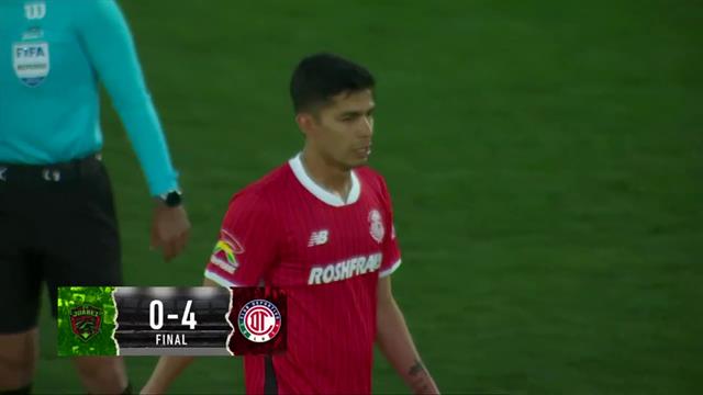 Resumen, FC Juárez 0-4 Toluca: Liga MX